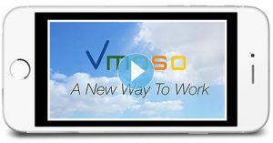 Iphone showing Vmoso -A New Way to Work Video
